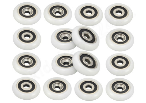 16szt kółek do rolek kabiny prysznicowej 23mm C01-1 16szt kółek do rolek kabiny prysznicowej 23mm C01-1