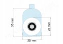 4x Rolka dolna pojedyncza D04-1 23mm