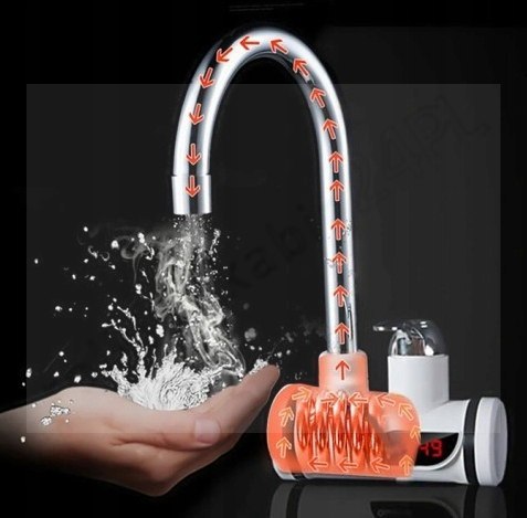 Podgrzewacz wody 3000 W prysznicowy Podgrzewacz wody 3000 W prysznicowy